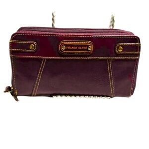Franco Sarto Deep Purple Burgundy, Women’s Leather Wallet